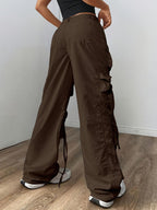 Damen Cargo-Hose mit mehreren Taschen