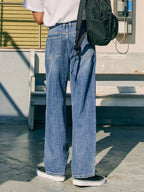Herren jeans mit geradem bein