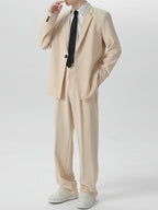 Herren locker sitzendes blazer hosen set
