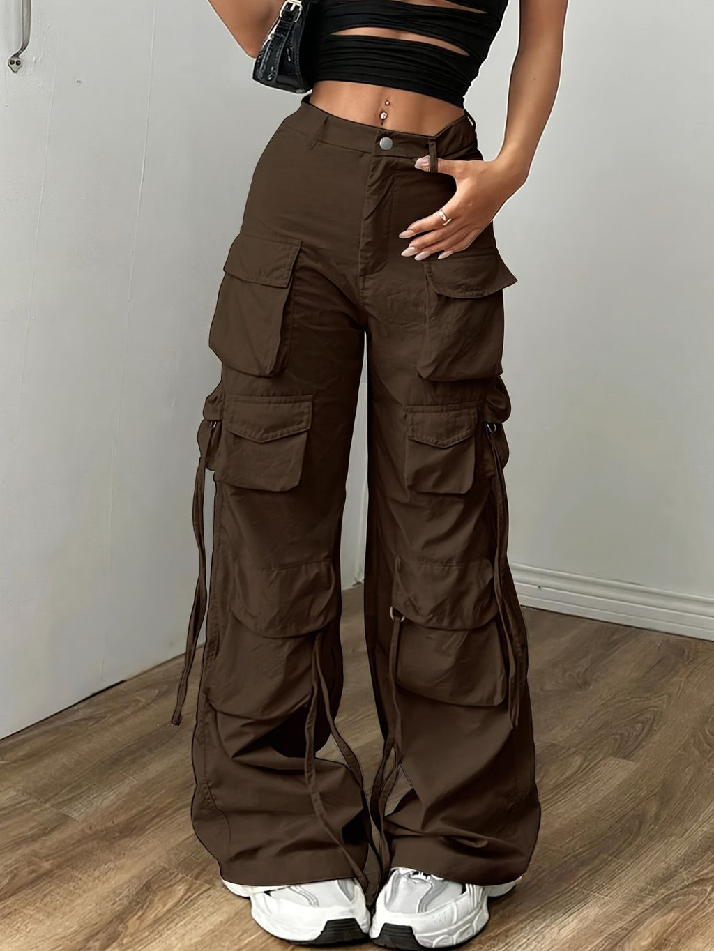 Damen Cargo-Hose mit mehreren Taschen