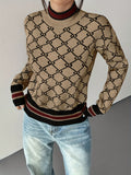 Damen Pullover mit geometrischem muster