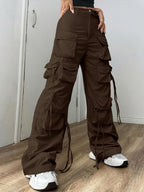 Damen Cargo-Hose mit mehreren Taschen