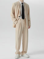 Herren locker sitzendes blazer hosen set