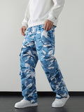 Herren camo cargohose mit taschen