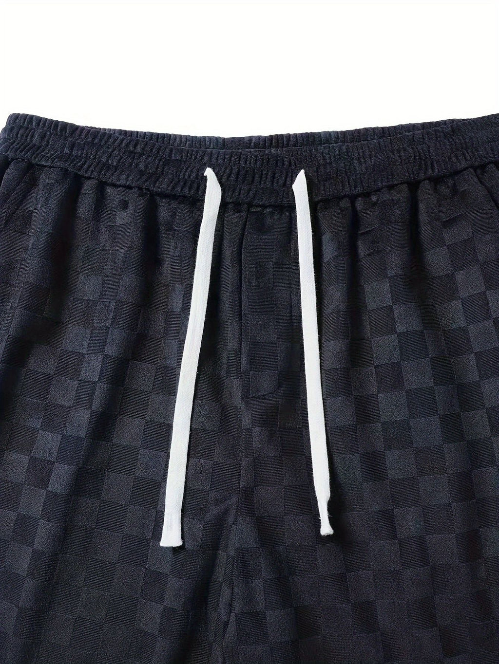 Herren checkerboard hose mit weitem bein