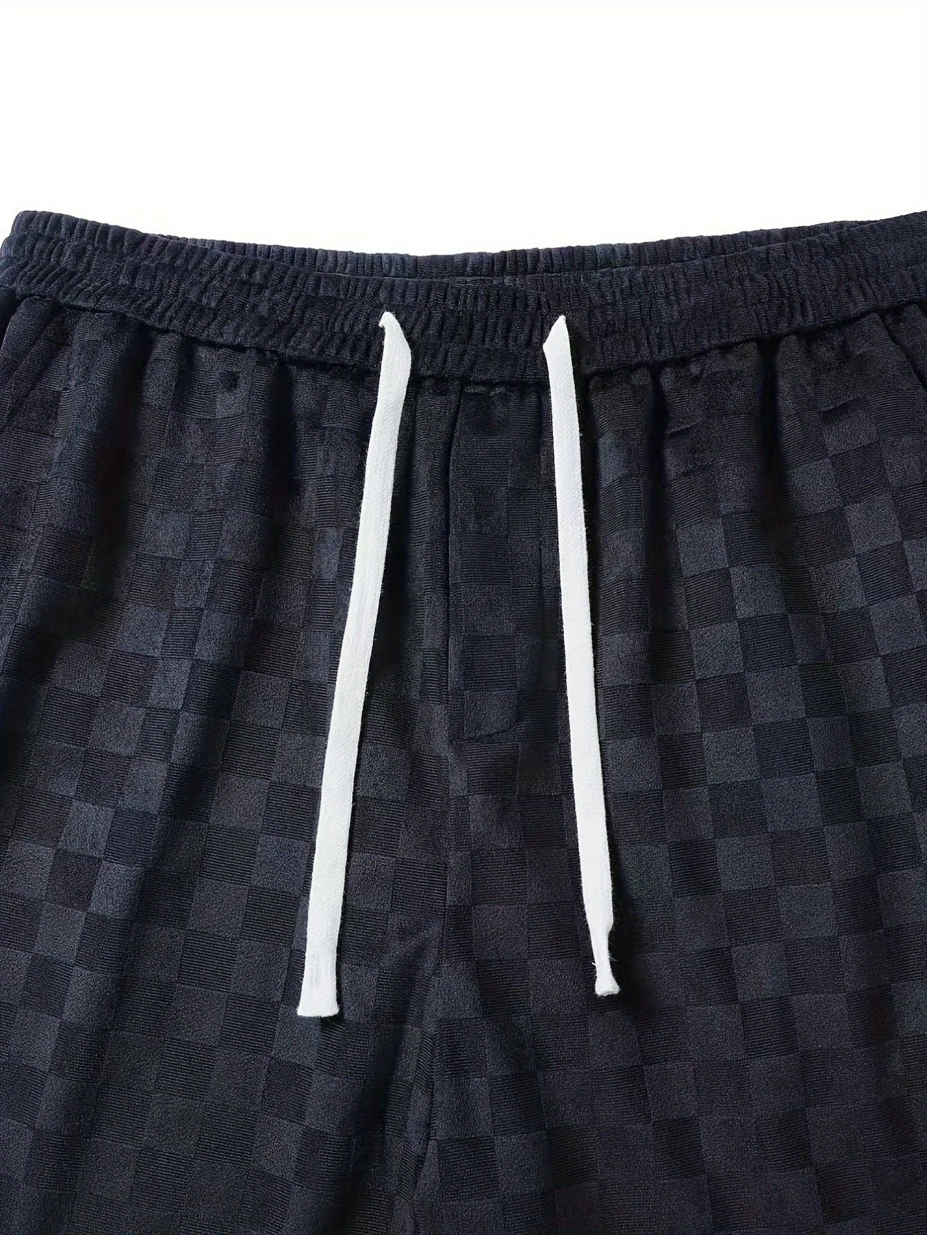Herren checkerboard hose mit weitem bein