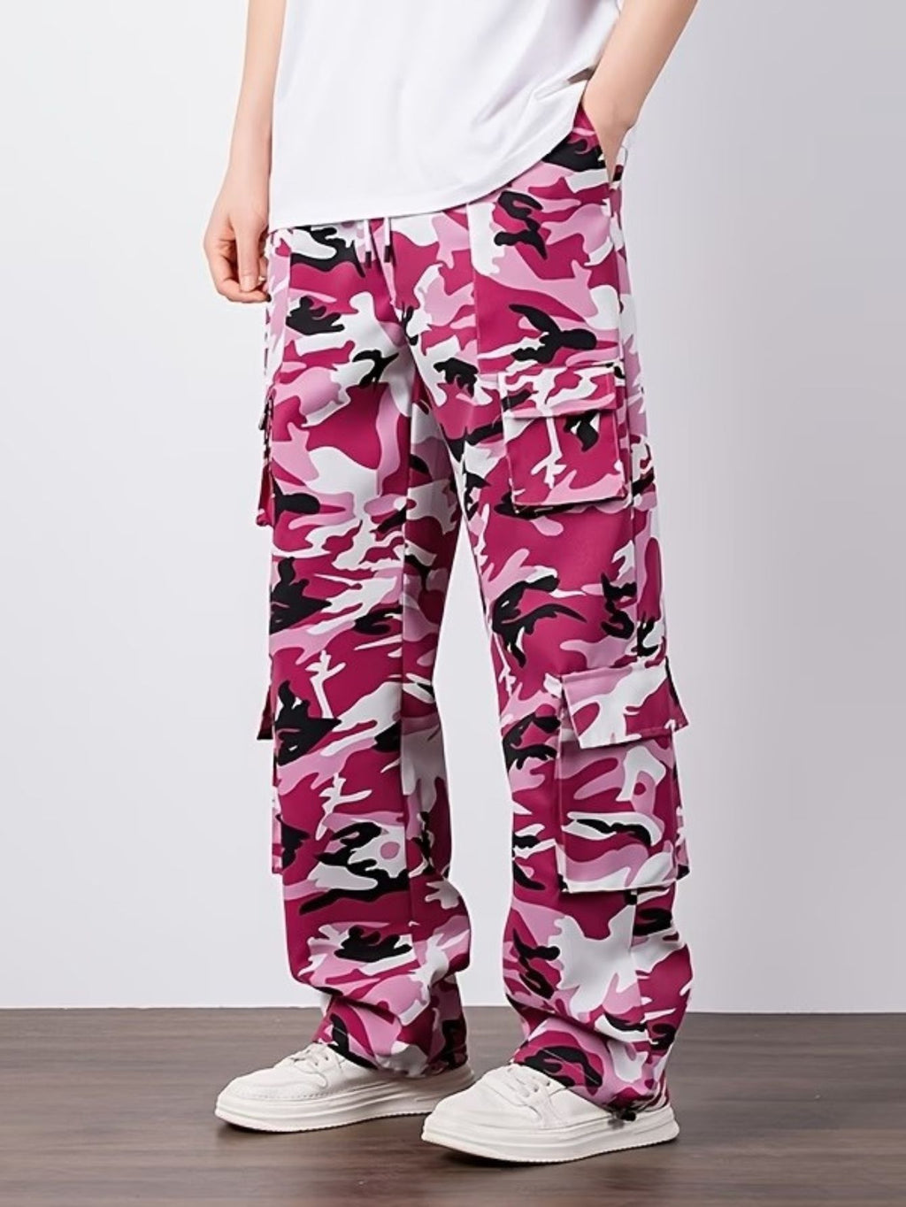 Herren camo cargohose mit taschen