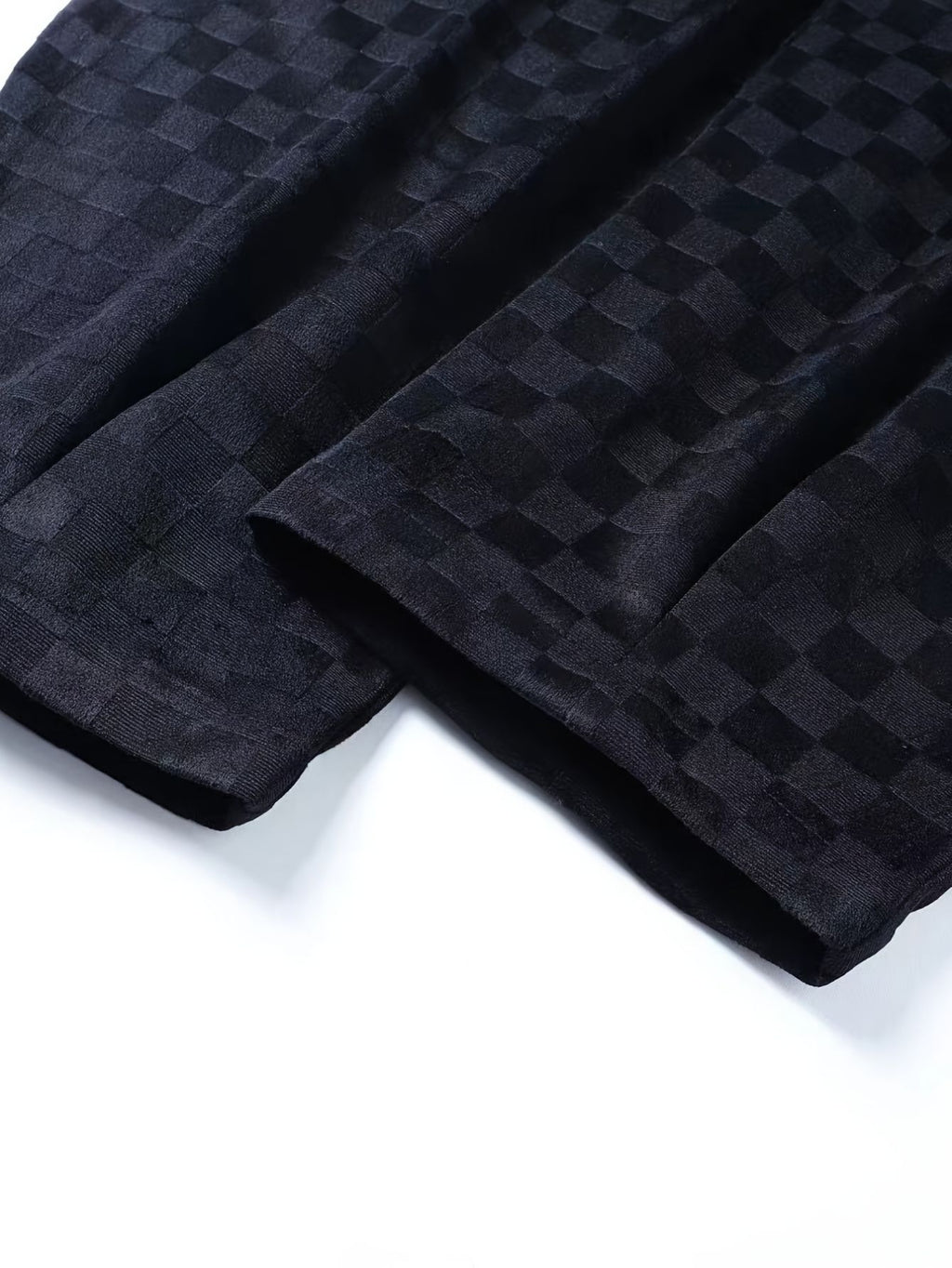 Herren checkerboard hose mit weitem bein
