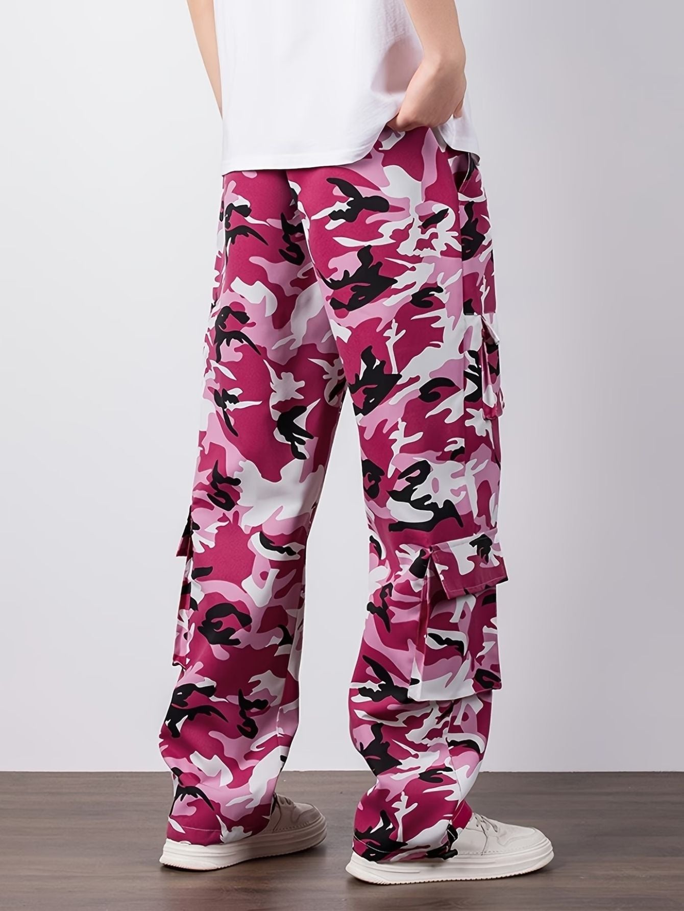 Herren camo cargohose mit taschen
