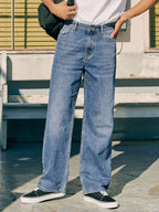 Herren jeans mit geradem bein